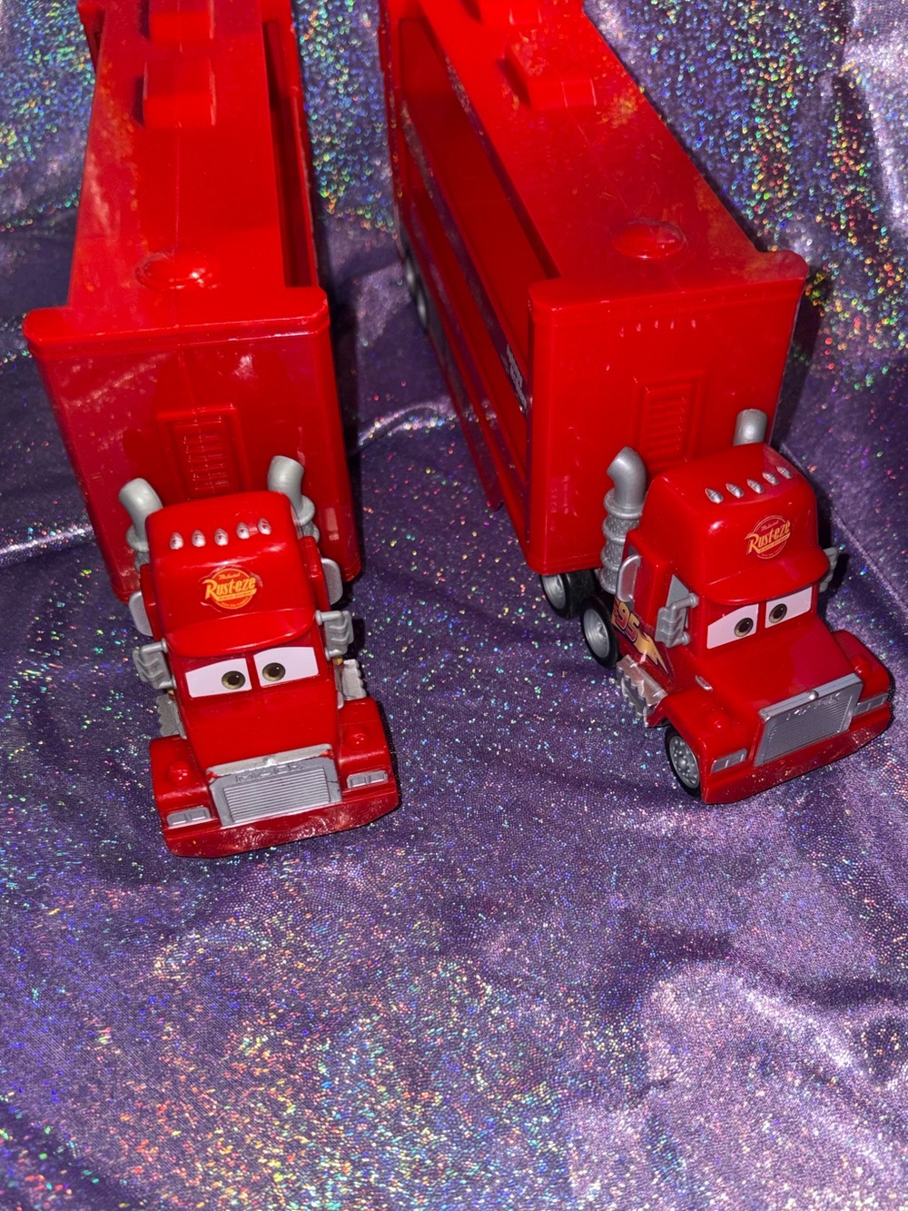 Disney Cars Mack Mini Racer Hauler